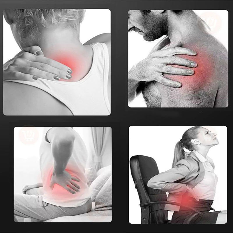 فرد مساج رياضي ديجيتال 30 سرعة و6 رؤوس 30 Speed Massage Gun Percussion Massager Deep Tissue Muscle Vibrating + 6 Heads