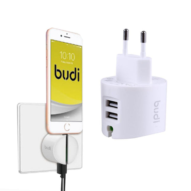 شاحن + كيبل  متعدد  الإستخدام     budi home charger + cable Usb