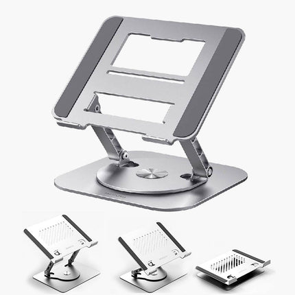 حامل لابتوب معدني قابل للدوران 360 درجة 360 ROTATING METAL LAPTOP STAND