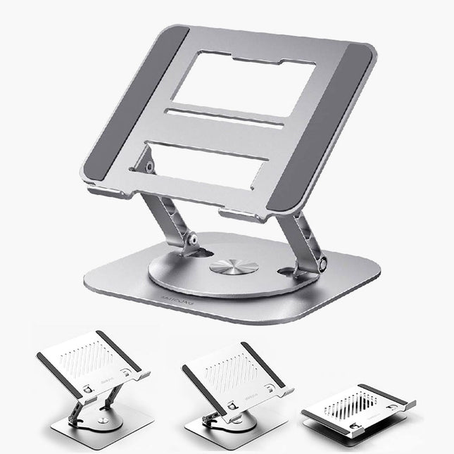 حامل لابتوب معدني قابل للدوران 360 درجة 360 ROTATING METAL LAPTOP STAND