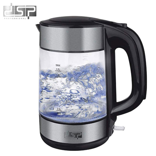 كتل كهربائي بإضاءة زرقاء Electric Kettle dsp KK1119