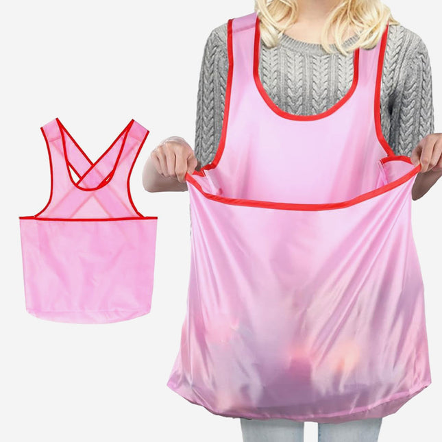 بديل سلة الغسيل مريول بجيب كبير جدا APRON WITH LARGE POCKET