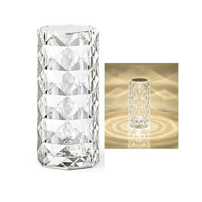 تيبل لامب كريستال يعمل بالشحن  Crystal Table Lamp Touch diamond Lamps Room Decor