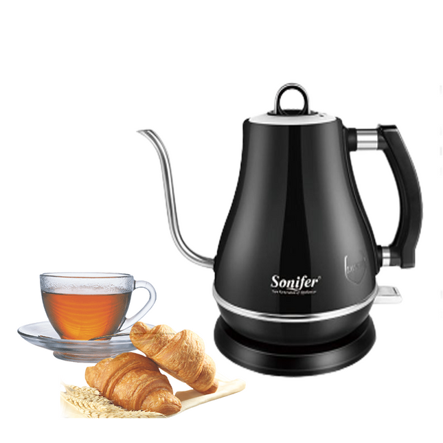 سخان ماء على شكل إبريق  Sonifer  electric kettle golden mate of tea and coffe