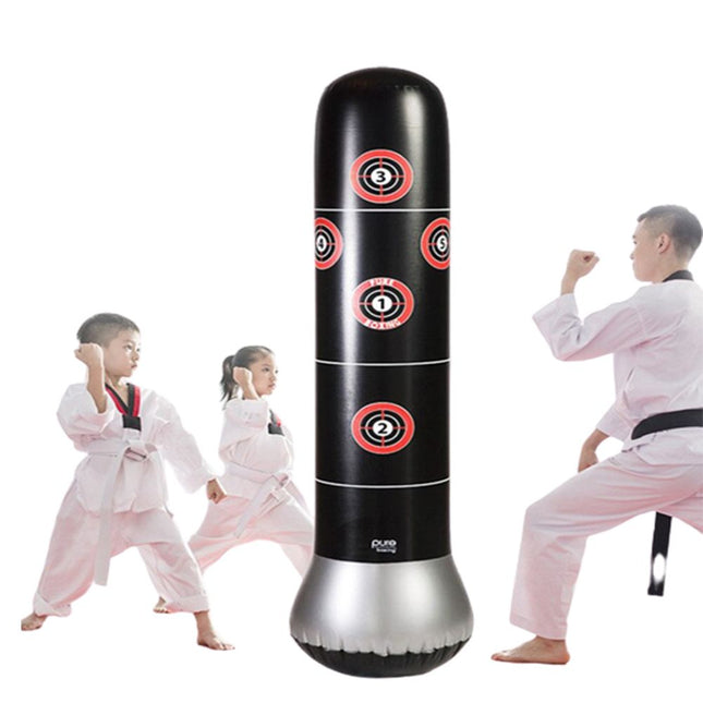 ستاند ملاكمة للكبار والصغار Inflatable Punching Bag PVC Boxing Adult Kids Tumbler