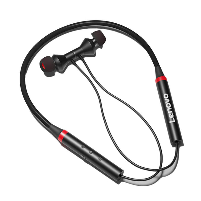 سماعات رياضية بلوتوث لاسلكية مع مايكروفون Lenovo HE05 Neckband Earphones Sports Wireless