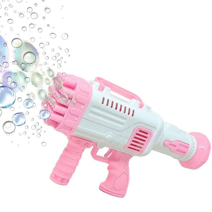 آلة فقاعات بازوكا تعمل بالبطاريات   Bubble Gun 25 HOLES