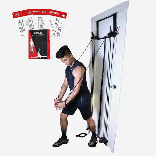 أحزمة تمارين مقاومة بقاعدة تثبيت على الباب Door Anchor Strap for Resistance Bands Exercises
