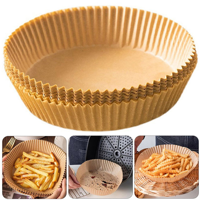 ورق خاص للمقلاة الهوائية 50 قطعة Non-stick cooking and baking paper for air fryer