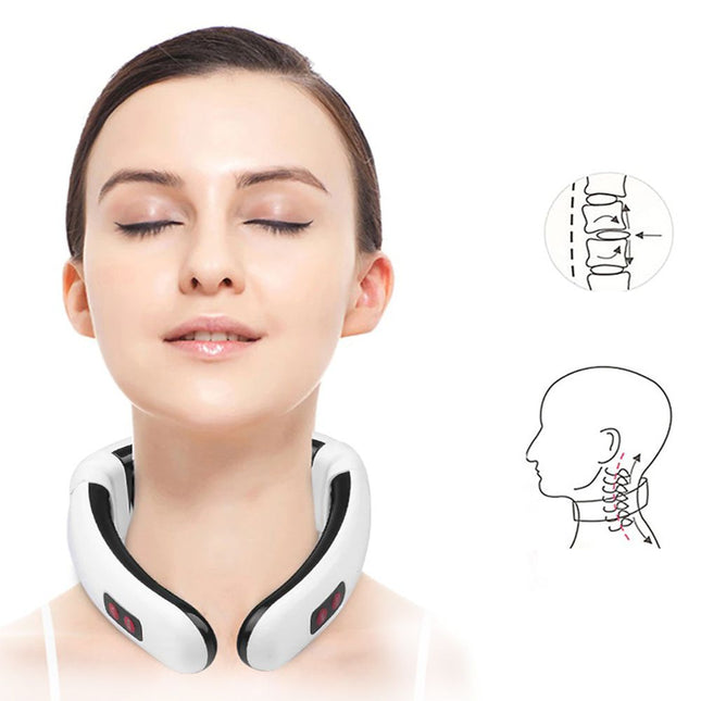 مساج رقبة بذبذبات كهربائية Electric vibration neck massage