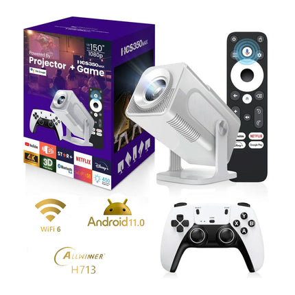 بروجكتر ألعاب تفاعلي مع جويستيك لاسلكي PROJECTOR + GAME HCS350MAX