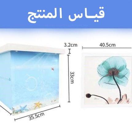 صندوق للتخزين على شكل لوحة