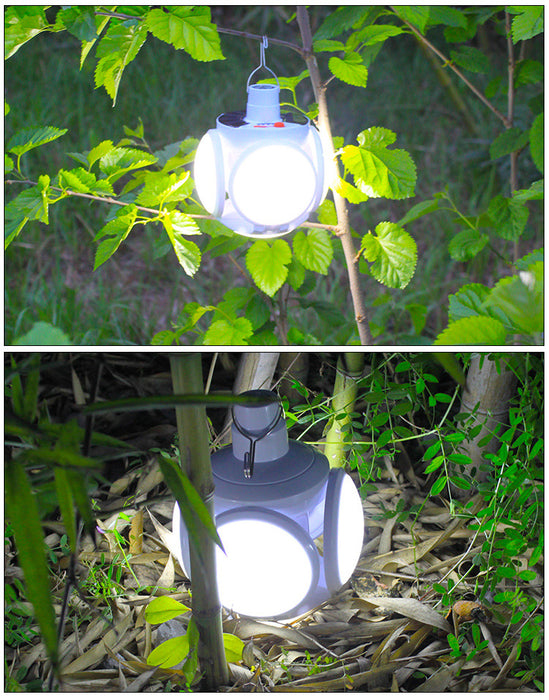 (ضوء ليد على الطاقة الشمسية) SOLAR EMERGENCY CHARGING LAMP