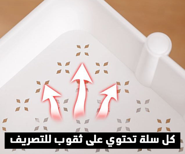 رفوف متعددة الإستخدام  قياس 43*36*87 cm