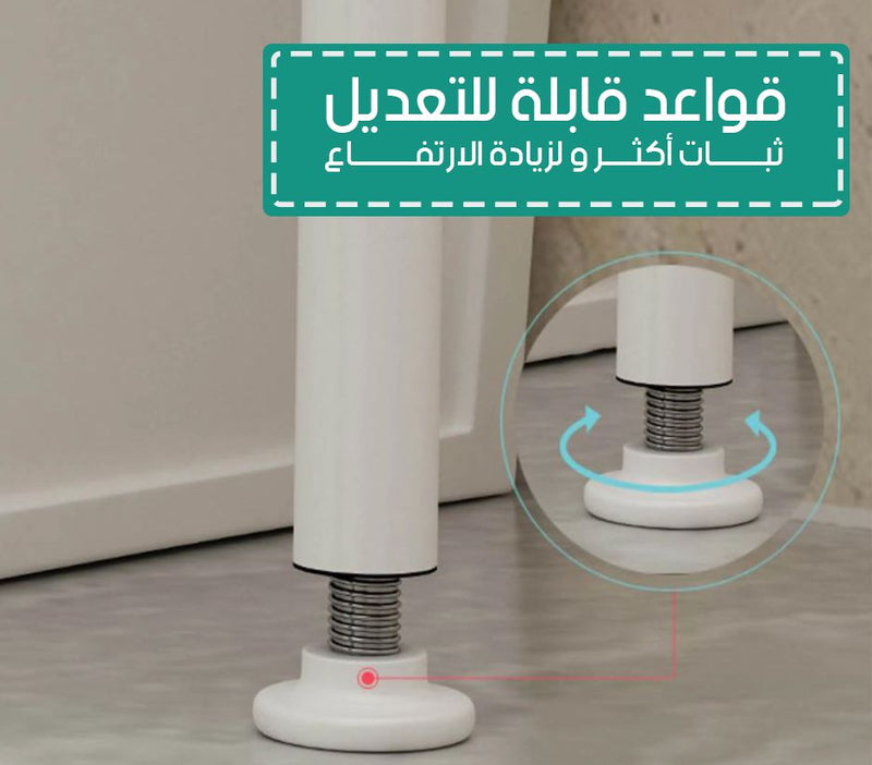 رفوف فوق الكبانيه المنحنية