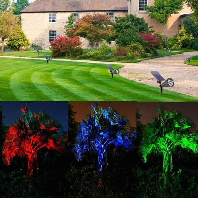 ضوء كشاف ليزر ملون SOLAR COLORFUL LED LAWN LAMP(ضوء)