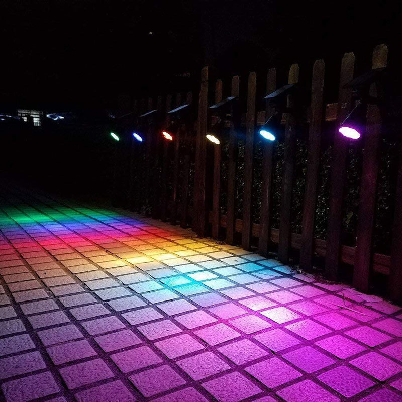 ضوء كشاف ليزر ملون SOLAR COLORFUL LED LAWN LAMP(ضوء)