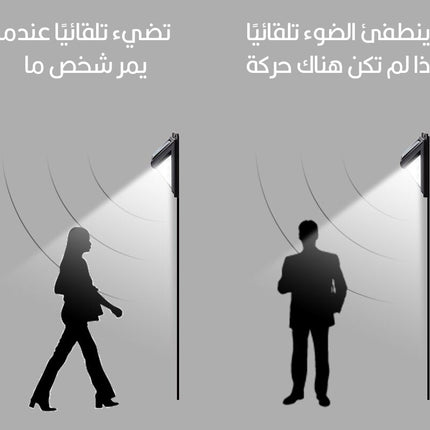كشاف Led مع مستشعر حركة 1828B