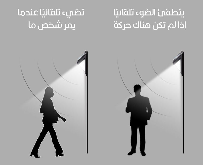 كشاف Led مع مستشعر حركة 1828B