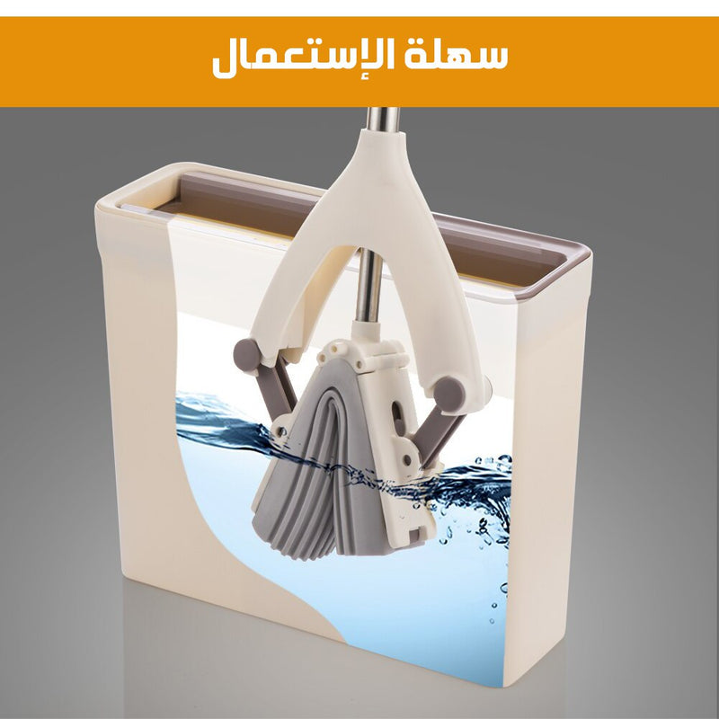 ممسحة إسفنجية مع دلو
