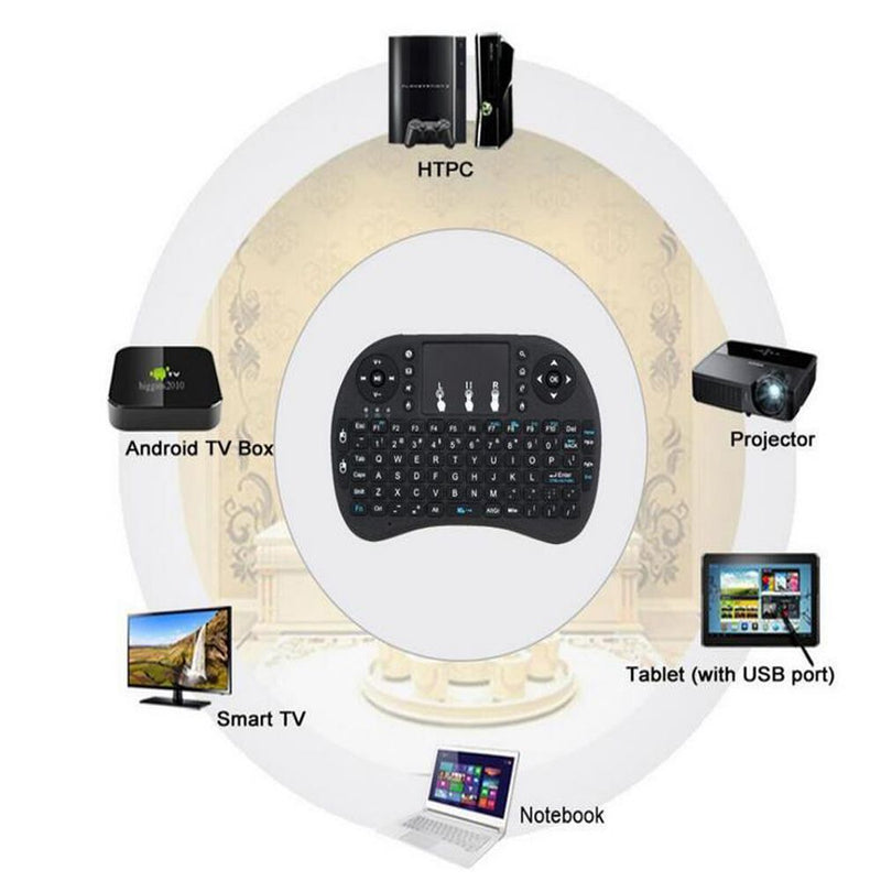 كيبورد (لوحة المفاتيح  المطورة )مع ماوس mini keyboard