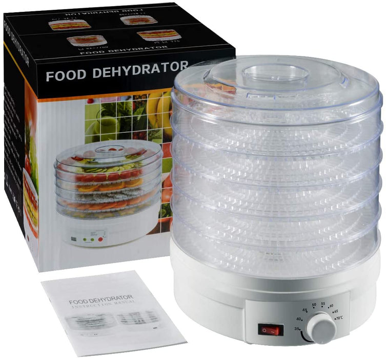 آلة تجفيف الطعام 5 طبقات 350 واط  Food Dehydrator