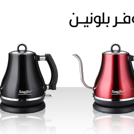 سخان ماء على شكل إبريق  Sonifer  electric kettle golden mate of tea and coffe