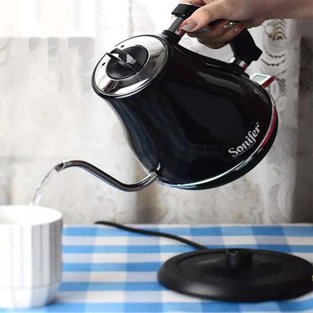سخان ماء على شكل إبريق  Sonifer  electric kettle golden mate of tea and coffe