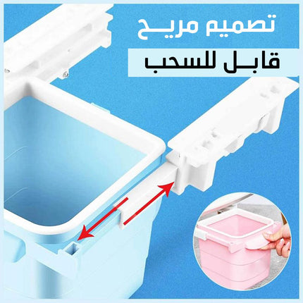 درج تخزين وسلة مهملات صغيرة الحجم مخفي Small Storage Drawer & Waste Bin