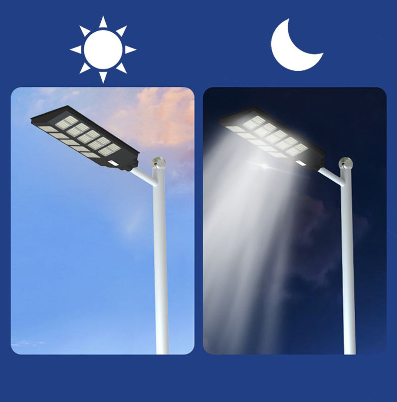 كشــــاف إضاءة ليد يعمل بالطاقة الشمسية LED Solar Light private street lamp without electricity