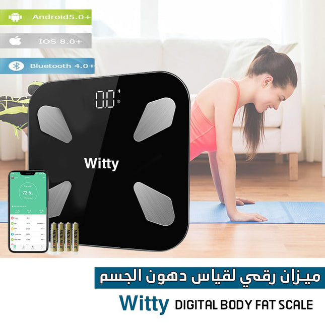 ميـزان رقمي لقياس دهون الجسم Witty DIGITAL BODY FAT SCALE