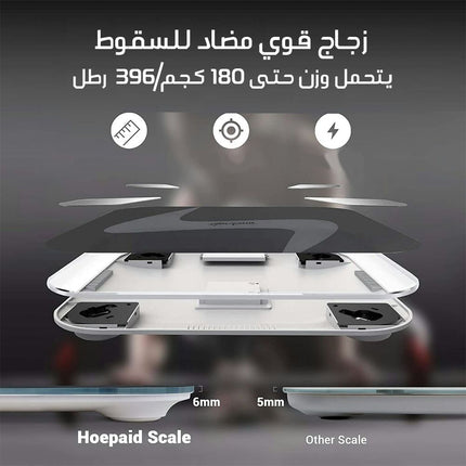 ميـزان رقمي لقياس دهون الجسم Witty DIGITAL BODY FAT SCALE