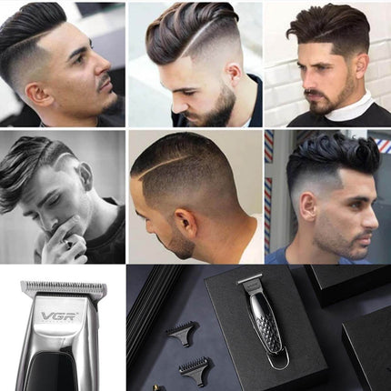 ماكينة حلاقة وتحديد الشعر تعمل على الشحن وعلى الكهرباء VGR V-093 Professional Hair Trimme