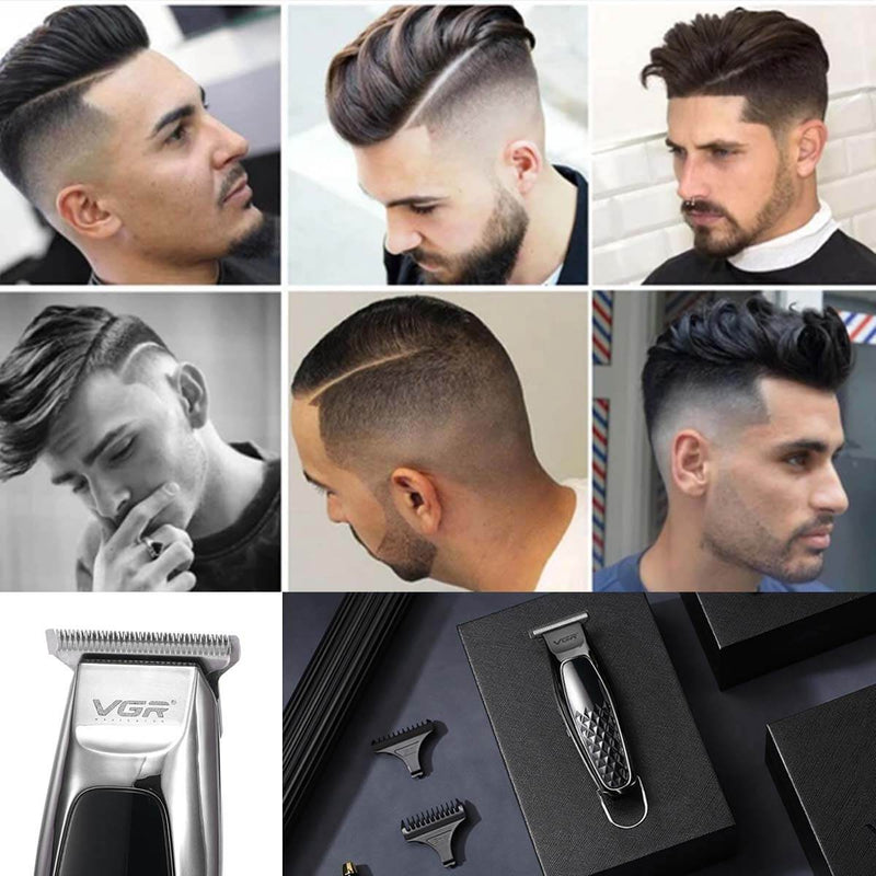 ماكينة حلاقة وتحديد الشعر تعمل على الشحن وعلى الكهرباء VGR V-093 Professional Hair Trimme