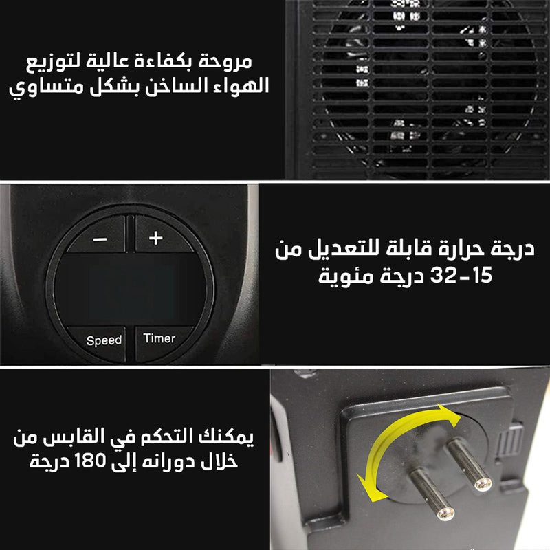 صوبة  شخصية تعمل بالكهرباء 400 واط  the wall- outlet space heater