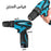 دريل شحن مع بطاريتين و عدة 24 فولت MKM Cordless Drill 24V