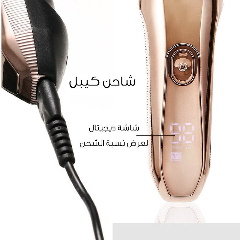 VGR 293 ماكينة حلاقة للرجال مع شاشة ديجيتال Professional Hair Clipper with LED