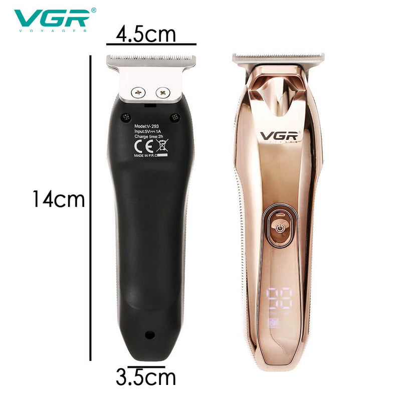 VGR 293 ماكينة حلاقة للرجال مع شاشة ديجيتال Professional Hair Clipper with LED