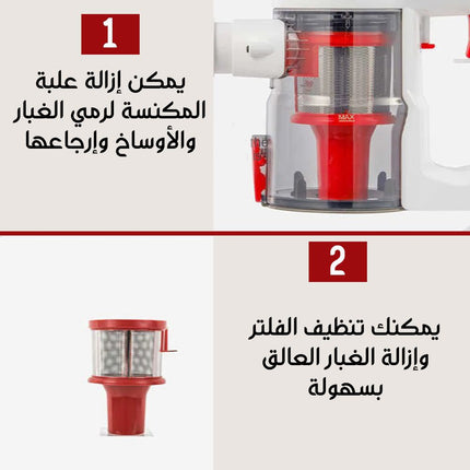 مكنسة تنظيف  تعمل بالشحن Sonifer Handheld vacuum cleaner SF-2228