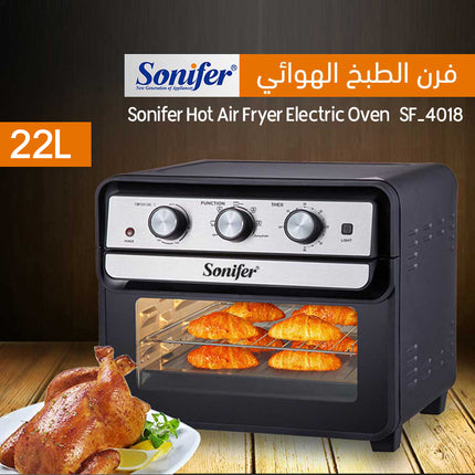 فرن الطبخ الهوائي 22 لتر  Sonifer Hot Air Fryer Electric Oven   SF-4018