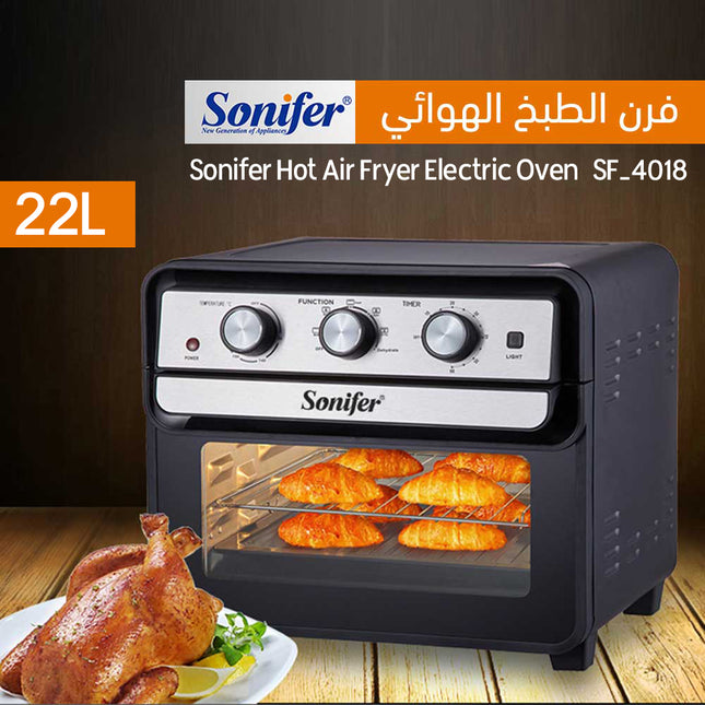 فرن الطبخ الهوائي 22 لتر  Sonifer Hot Air Fryer Electric Oven   SF-4018