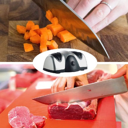 مسن سكاكين كهربائي ثنائي Electric knife sharpener