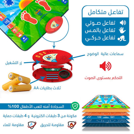 سجادة الصلاة التفاعلية للأطفال Educational prayer mat