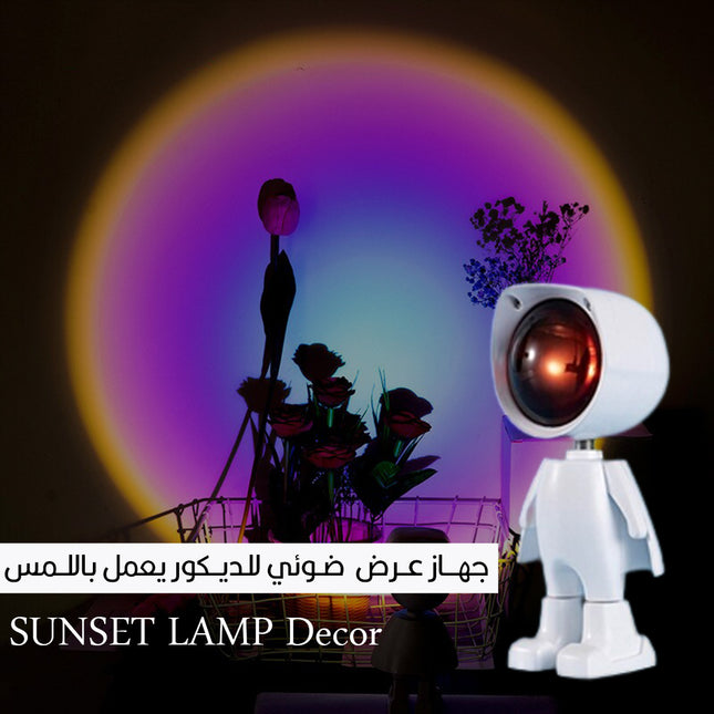 ضوء الغروب يعمل  باللمس SUNSET LAMP Decor