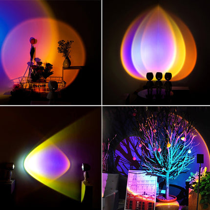 ضوء الغروب يعمل  باللمس SUNSET LAMP Decor