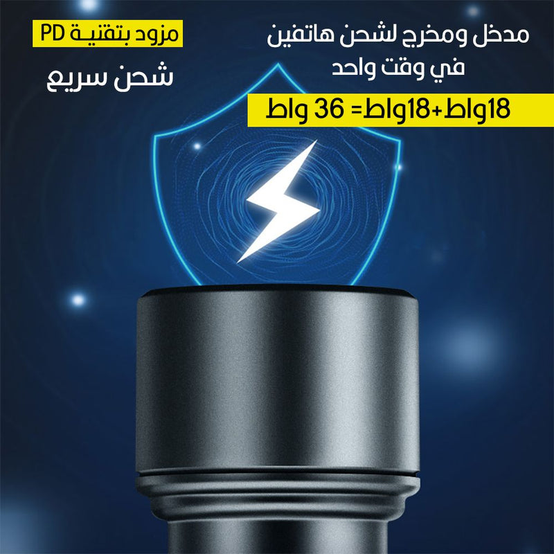شاحن سيارة للهواتف سريع الشحن BUDI car charger