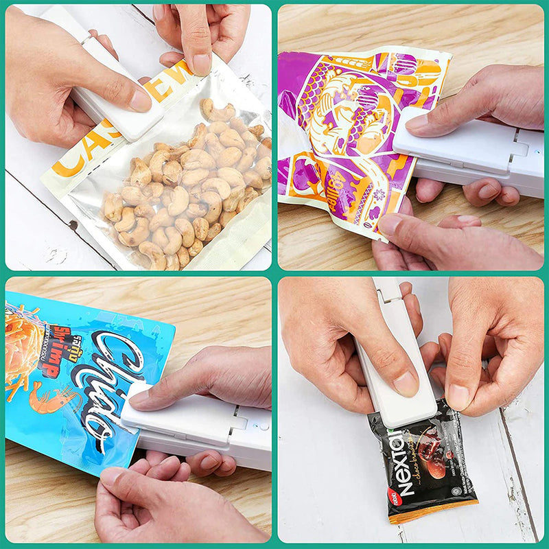 ماكينة لحم وقص الأكياس متعدد الإستخدام Mini Tas Sealer Draagbare 3 IN 1