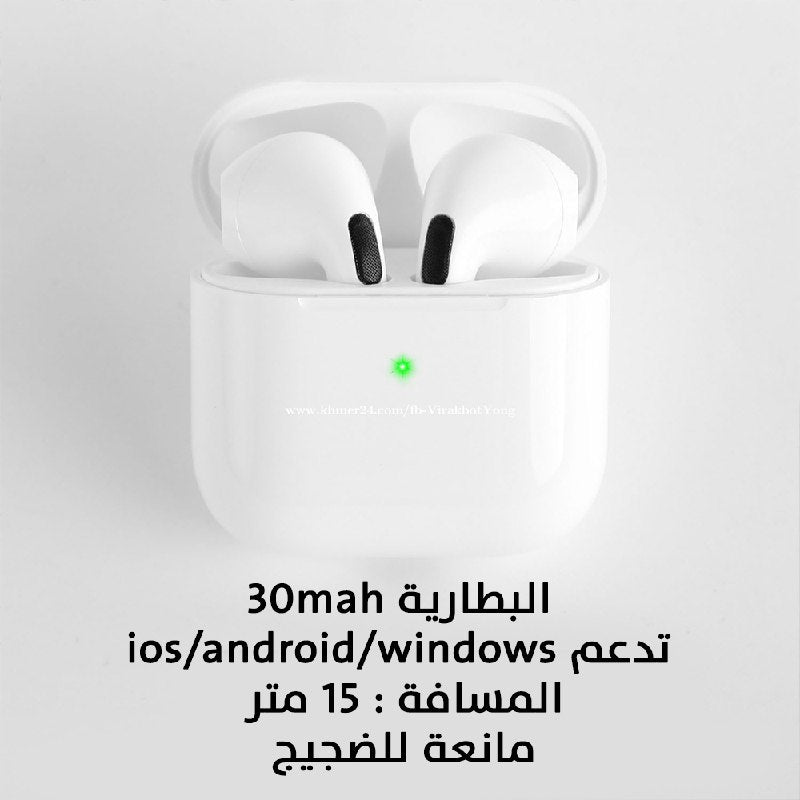 سماعات أذن لاسلكية ضد الماءBudi TWS Wireless Earbuds