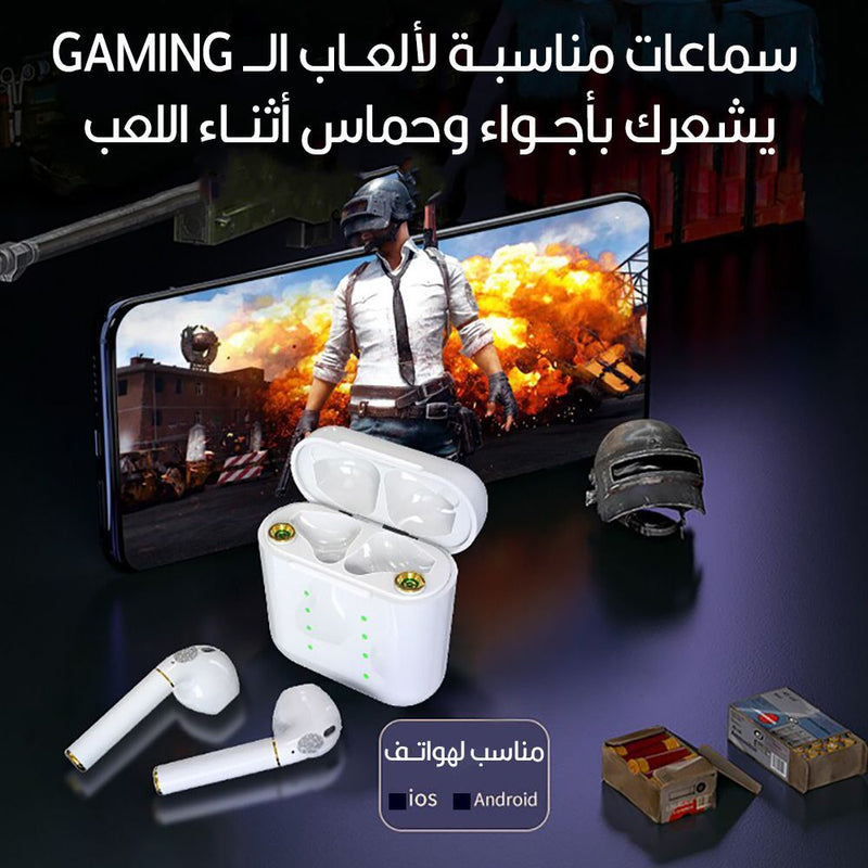 سماعات أذن لاسلكية مع بطاريتين إضافيتين  F68