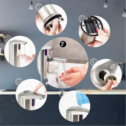موزع صابون أوتوماتيكي بمستشعر الحركة Sensor Soap Dispenser